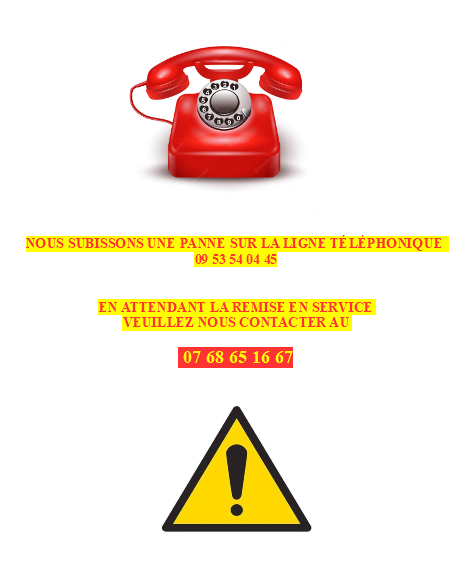 INFO PANNE TELEPHONE FIXE